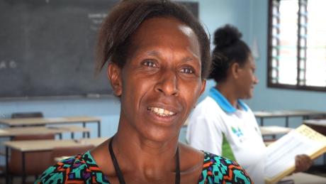 Lynne Kela during the interview