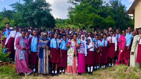 Esther Focking and the girls