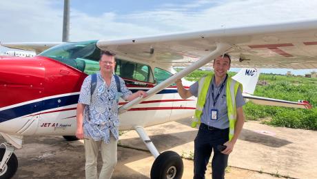 Erwin and Pilot Phil