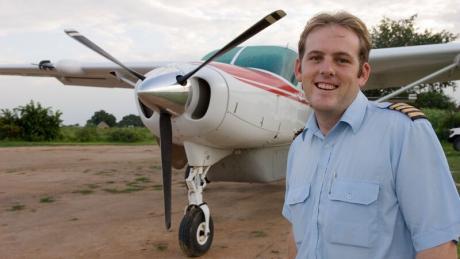 David Pearce by a Cessna 208B Grand Caravan, South Sudan