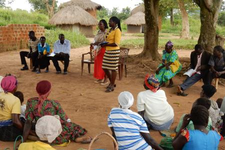 Sheila Kengingo loves her job flying to various projects offering support to vulnerable women and children