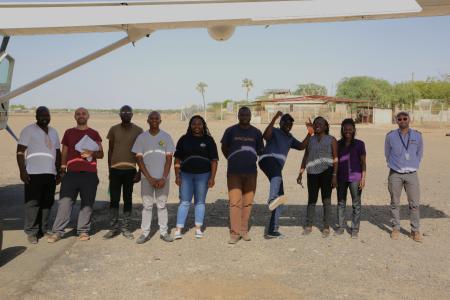 CURE International, MOHI and MAF Kenya team in Lodwar, Northern Kenya