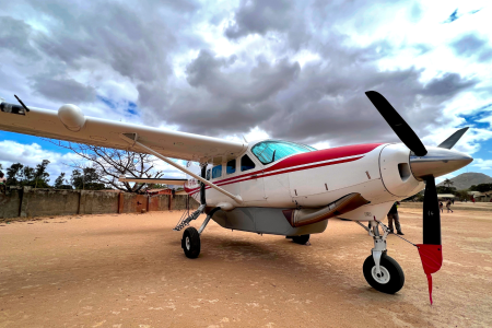 MAF plane on Mandritsara airstrip