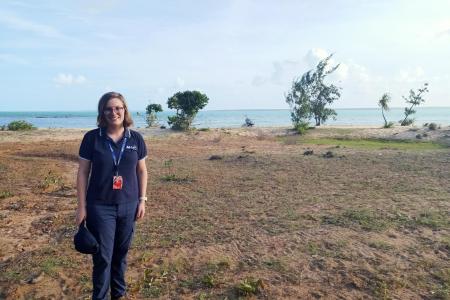 Melissa Higgins in Arnhem Land