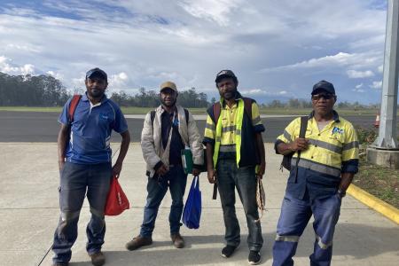 An RAA team flying with MAF