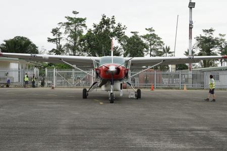 P2-MAH daily inspection before flight