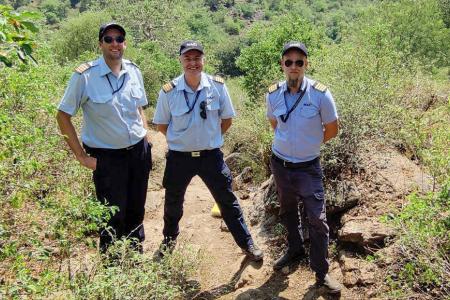 Chris Ball, Jono Pound and Matt Marples in Ohilang 