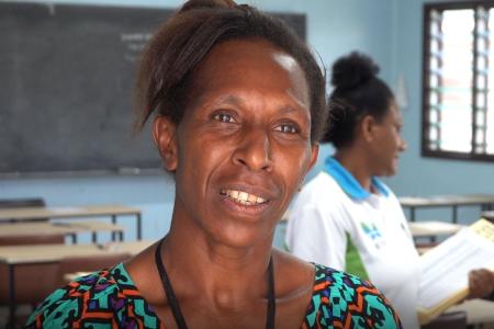 Lynne Kela during the interview