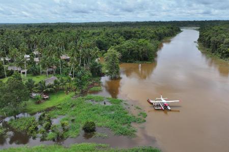Floatplane in Lake Murray update_Floatplane in Kapikam