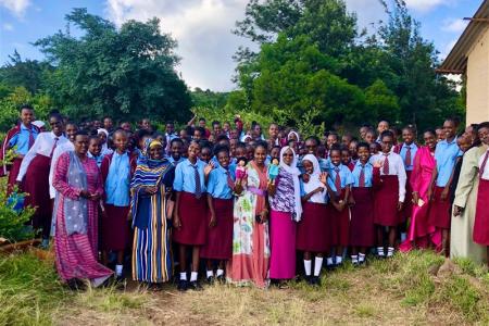 Esther Focking and the girls