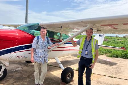 Erwin and Pilot Phil