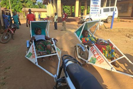 Motorcycle ambulances