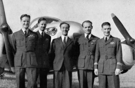 The Miles Gemini 'Mildmay Pathfinder' aircraft dedication