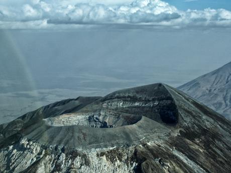 Top of Mt. Lengai in Tanzania           