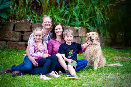 A beautiful portrait of the Loewen-Rudgers Family.