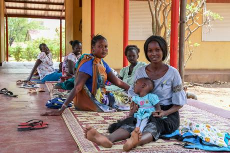 Children with disabilities and their mothers are always welcome at the Usratuna Center run by OVCI