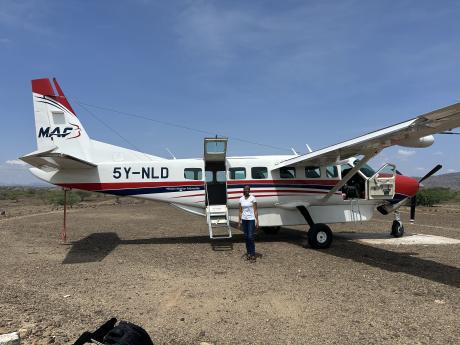 Photo of one of our partners who works for Sign of Hope