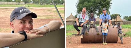 Finnish Pilot Iisakki Saari with Pilot Ide Gooden