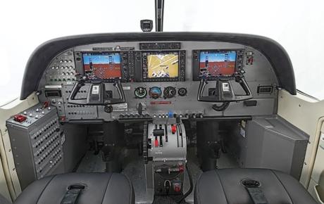 Image of SIM avionics dashboard