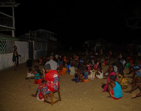 Night Evangelism and Jesus film