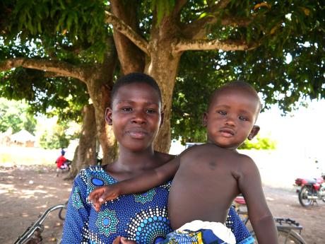 Esther Arabo, one of the young mothers who attended the conference