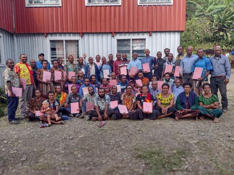 A group photo of the FFC team after successfully completing the leadership training.