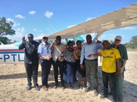 Beho Beho charter flight for Eclat Tanzania