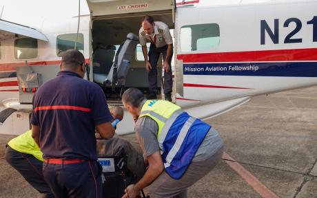 Teacher flown to hospital after motorbike crash