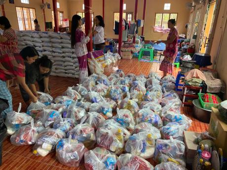 Supplies ready to send out