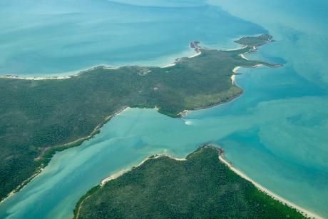Elcho Island aerial view