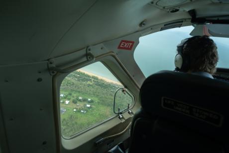 Aerial view of homeland