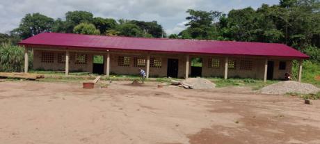 Classrooms donated by the government to Tolno EducationTrust.