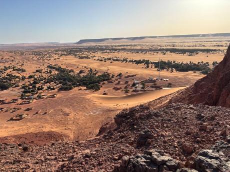 Aerial view of Gouro