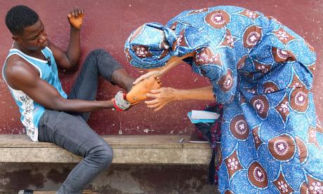 Martha visits Norbert Loua for a consultation