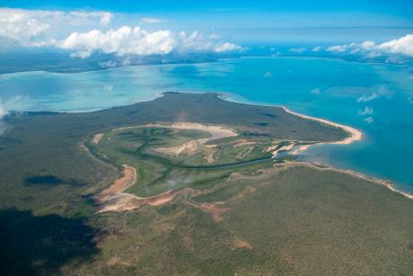 Coastal Arnhem Land scenery from the air