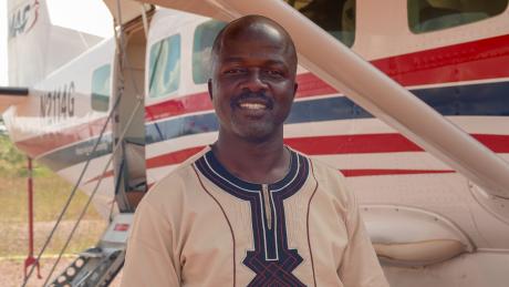 Antoine Haba, head of administration and finance of the Nzao hospital.