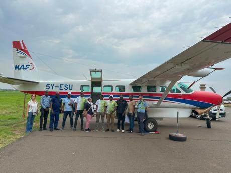 CURE Team at Juba International Airport